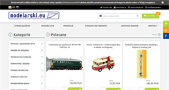 Desktop Screenshot of modelarski.eu